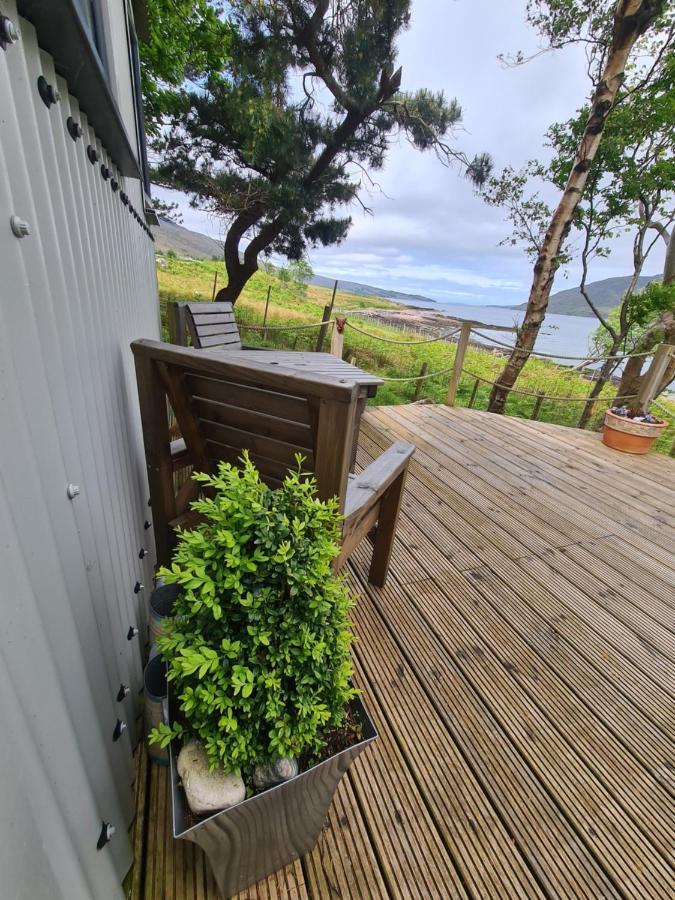The Bay ,Luxury Shepherds Hut, Dundonnell Buitenkant foto